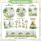 106 Pc Winnie Baby Shower Decorations Set Winnie Bear (Green, Blue)